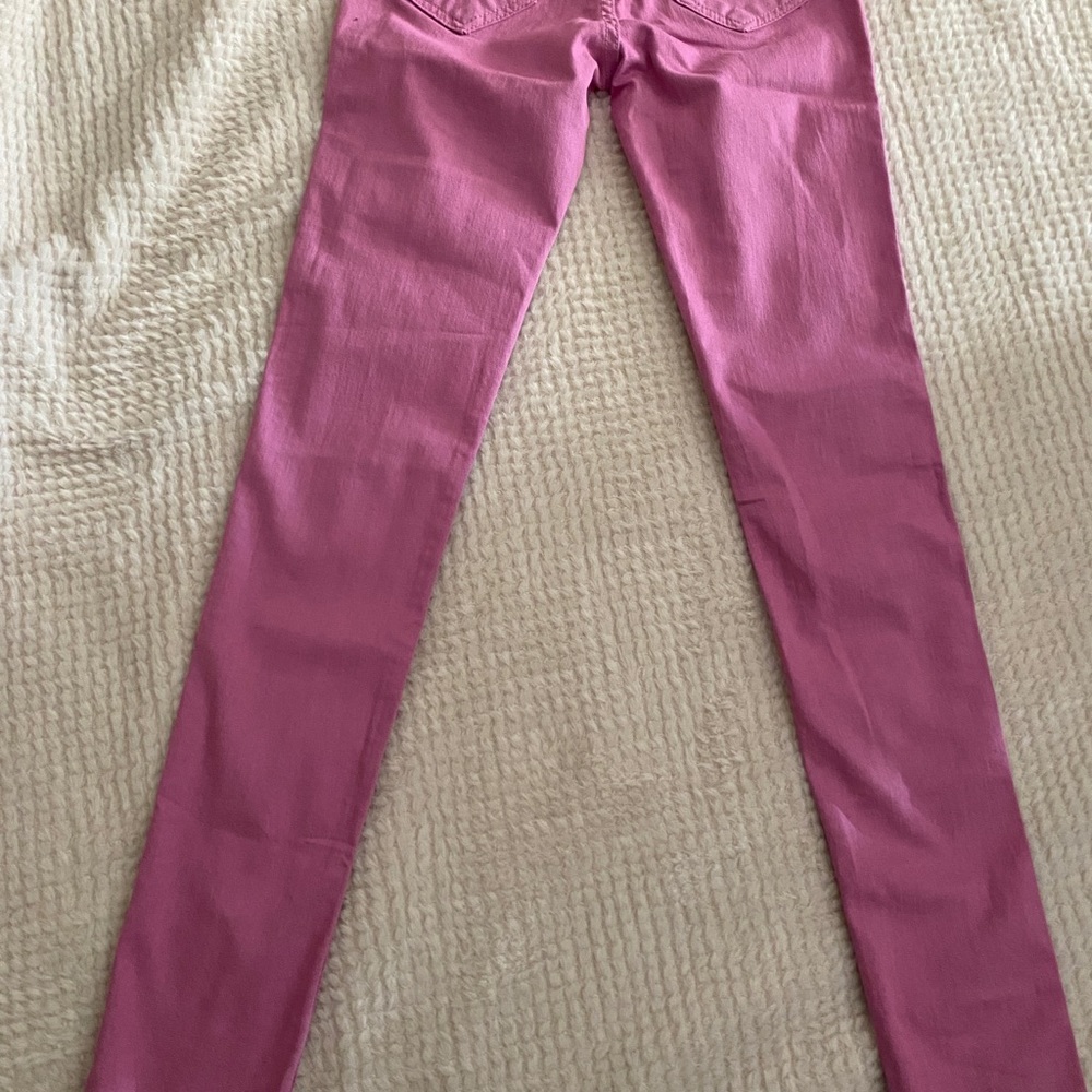 BLEULAB detour legging pink / paisley print reversible Sz. 24 NWOT